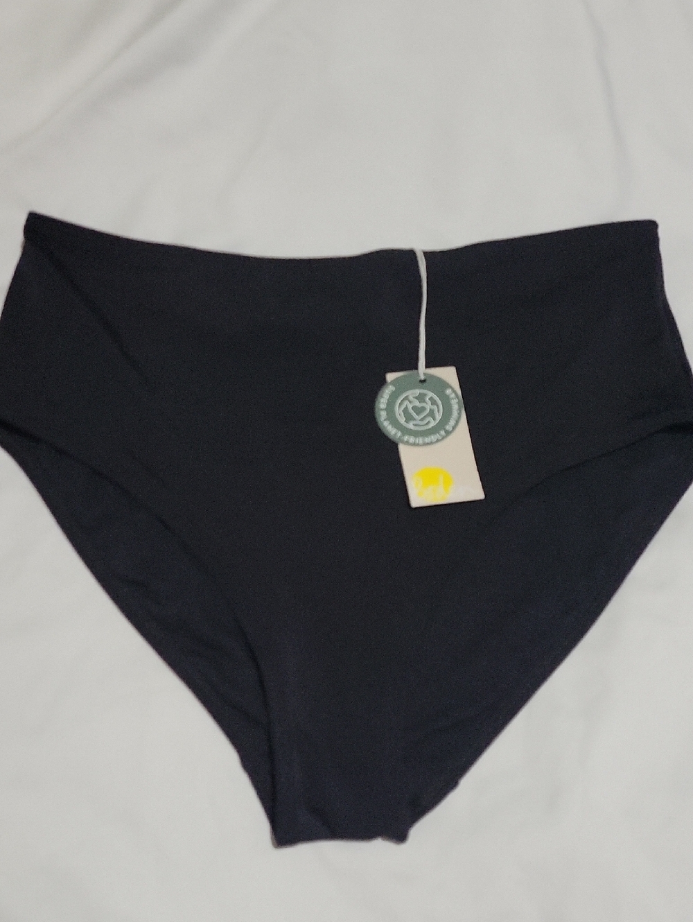 Boden Women's 10 Black High-Waist Bikini Bottom New